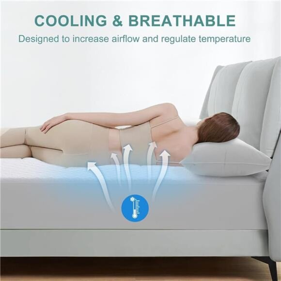 Premium 100% Waterproof Mattress Protector,4D Air Cooling 300GSM Queen Size - Picture 13 of 14